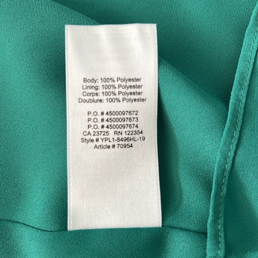 Aritzia Babaton Wallace Floral Green Wrap Dress - Picture 7 of 12